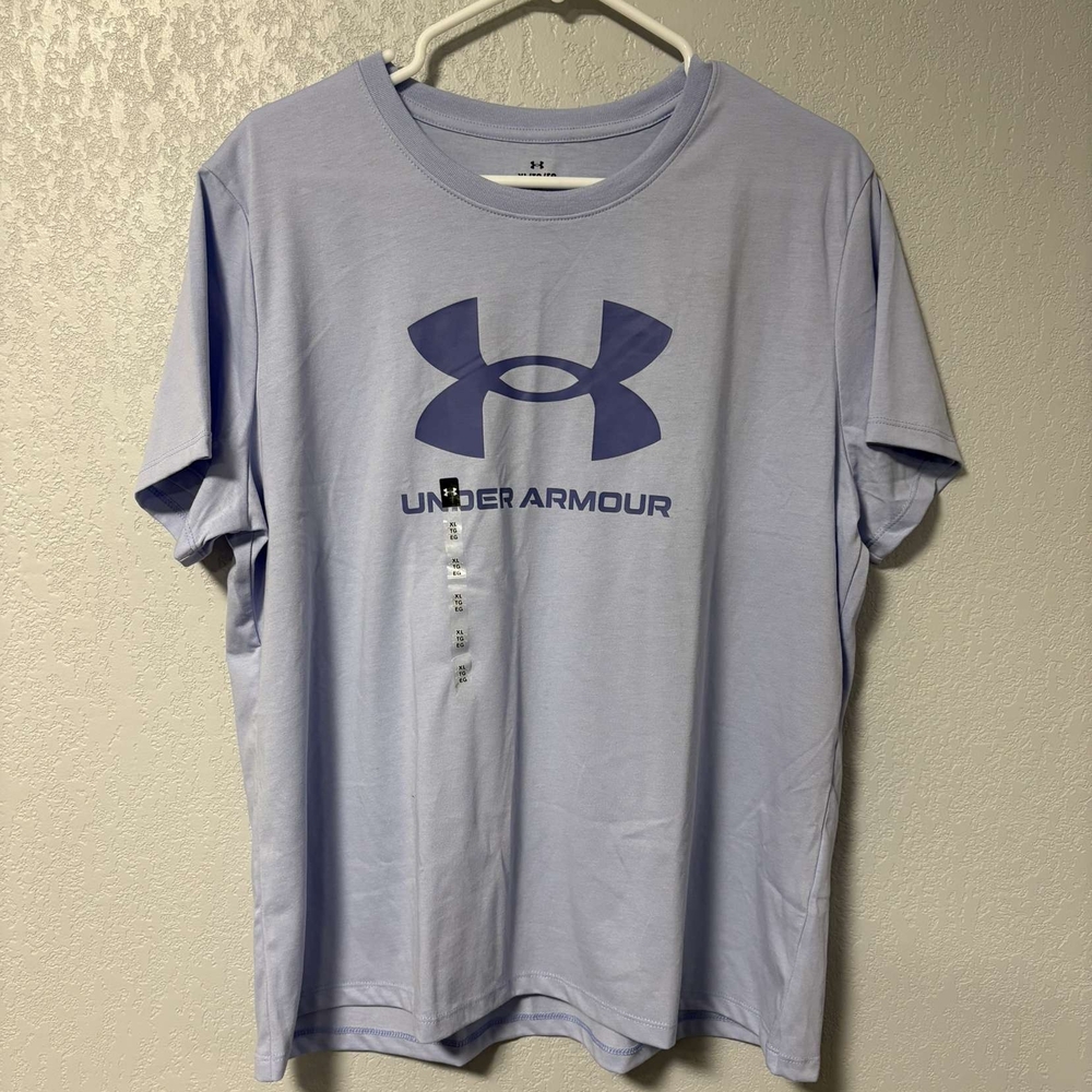 Under Armour Women's Blue/Purple T-Shirt